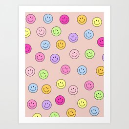 Smiling Faces Art Prints To Match Any Home S Decor Society6
