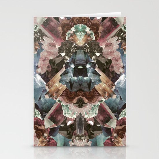 Crystal Collage Stationery Cards