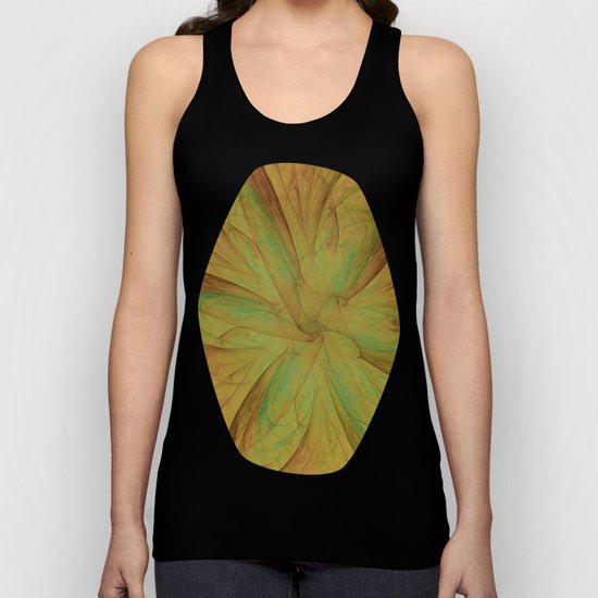 Fall Blossom Fractal Unisex Tank Top