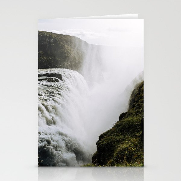 Gullfoss waterfall in Iceland - Landscape Photography Stationery Cards