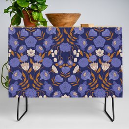 Mystery Blooms {Periwinkle} Credenza