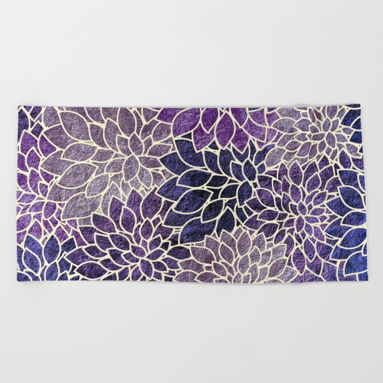 Floral Abstract 11 Beach Towel