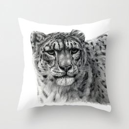 Snow Leopard G2010-003 Throw Pillow