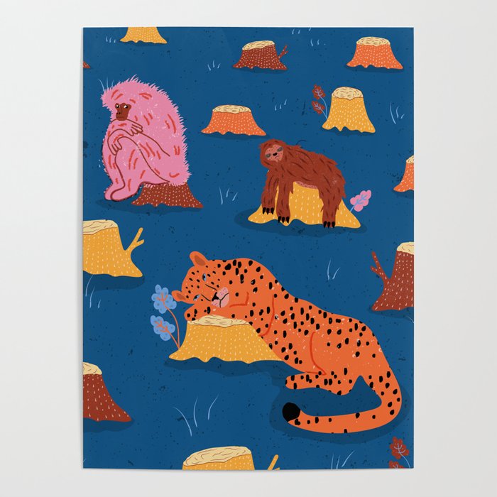 Flora Fauna Poster 