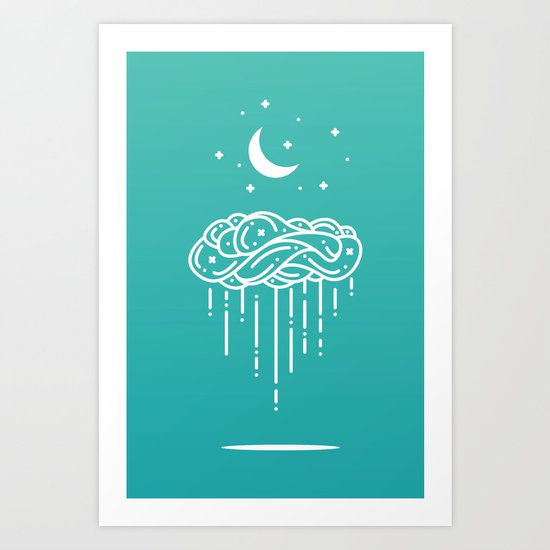 Rainy Night 2 Art Print