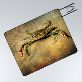 Blue Crab Picnic Blanket