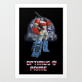 Optimus Prime Art Print