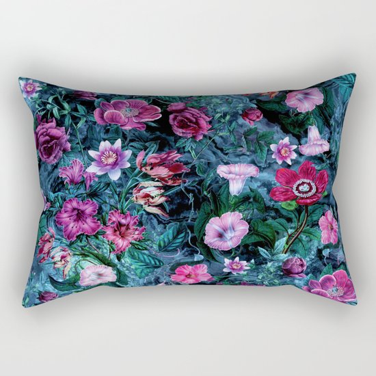 Deep Blue Rectangular Pillow