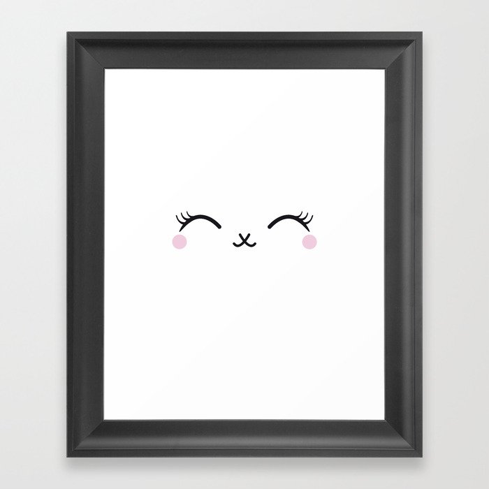 Cute eyes Framed Art Print