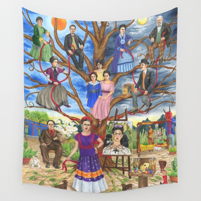 Family discount tree tapestry
