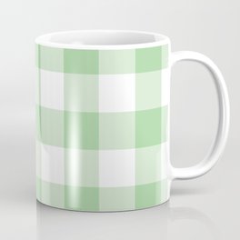 Mint Gingham Pattern Coffee Mug | Minimaldesign, Plaid, Classichome, Geometricpattern, Green, Mint, Classic, Gingham, Tartan, Pop Art 