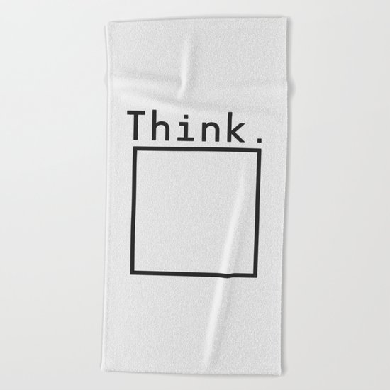 Outside the Box Beach Towel
