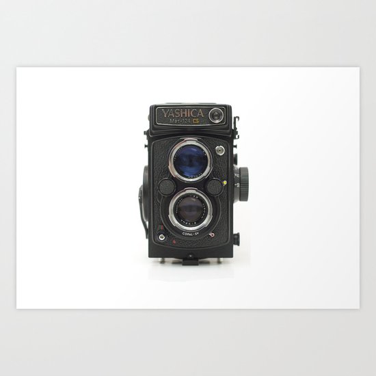 Vintage Camera (Yashica 124 G) Art Print