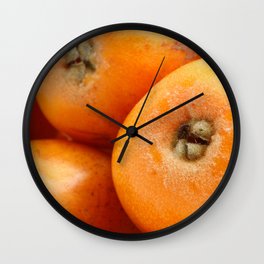 Loquats Wall Clock