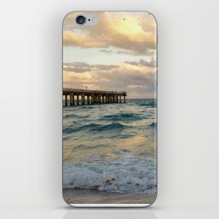 Sunset at the Pier iPhone Skin