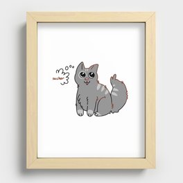Kitty Cutie (Makes You Suffer) Recessed Framed Print