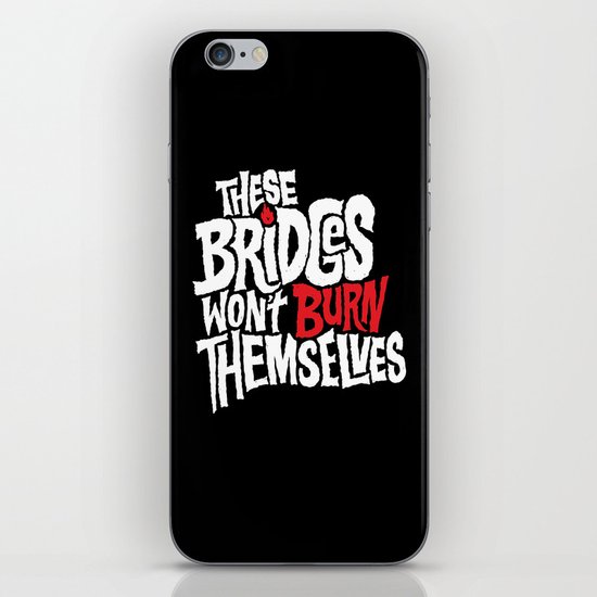 Burning Bridges iPhone & iPod Skin