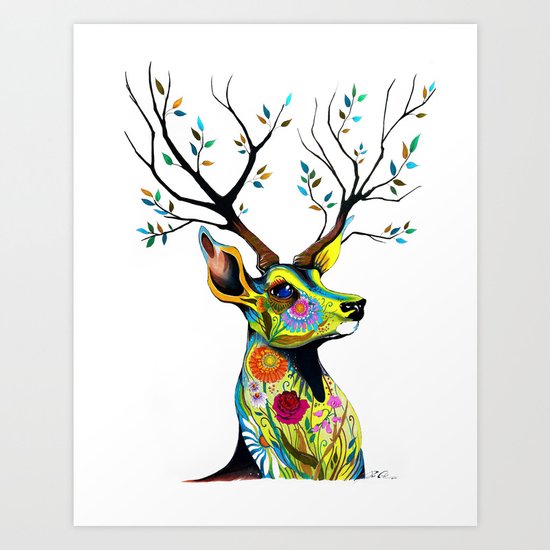 -King of Forest- Art Print