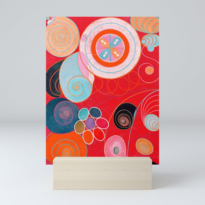 The Ten Largest, Group IV, No.4, Red by Hilma af Klint Mini Art Print