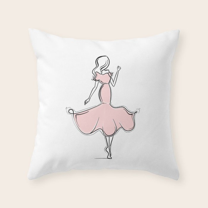 girly throw pillows