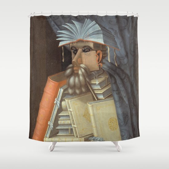 Giuseppe Arcimboldo The Librarian Shower Curtain By