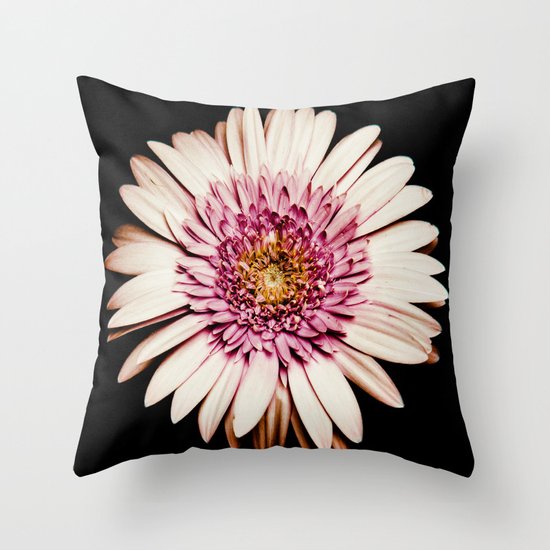 FLOWERS V Throw Pillow