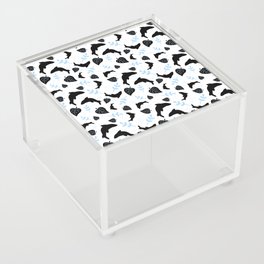 Floral Shark Pattern Acrylic Box