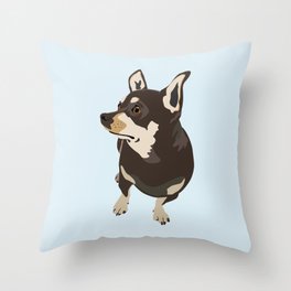 Hopeful Dog Throw Pillow