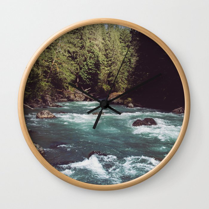 Pacific Northwest Wilderness Wall Clock