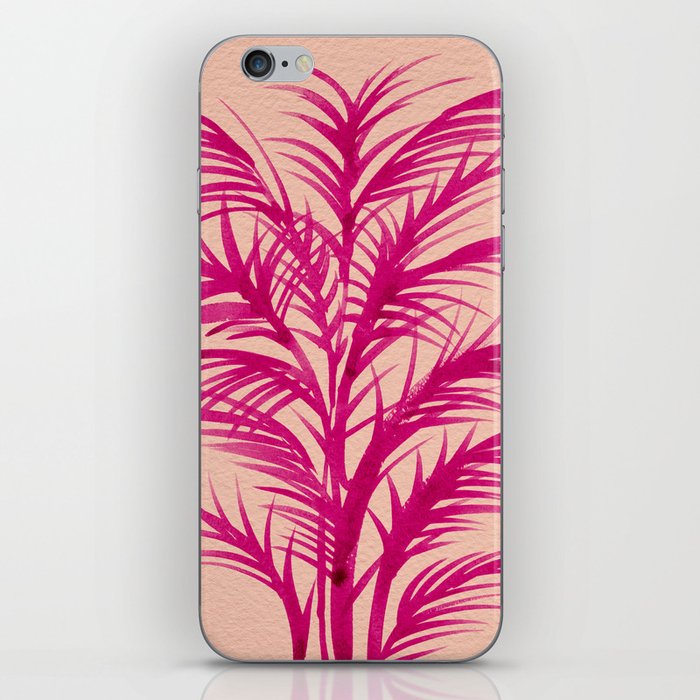 Pink Palms iPhone Skin