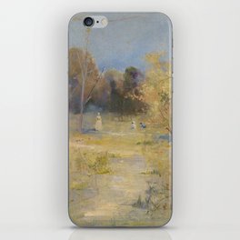 A Walk in the woods by Charles Conder iPhone Skin