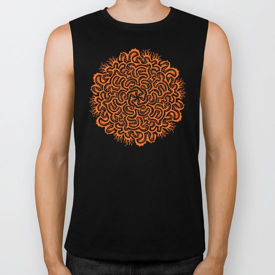 Bugs Maze (orange) Biker Tank