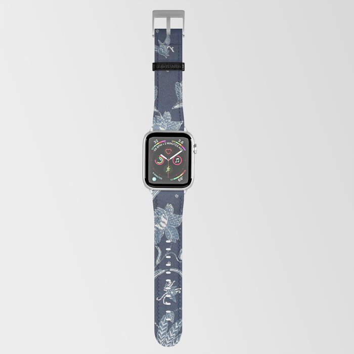 Indonesian Flower Pattern Apple Watch Band