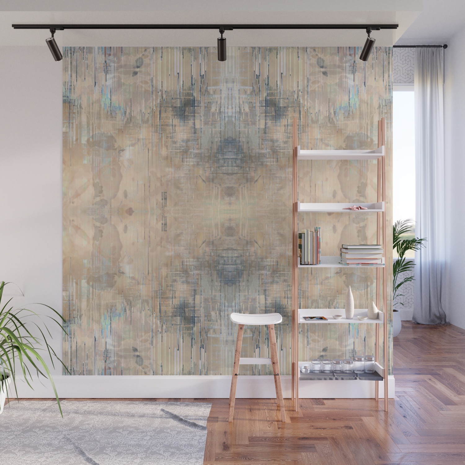 Glitch Vintage Rug Abstract Wall Mural By Artaddiction45 Society6