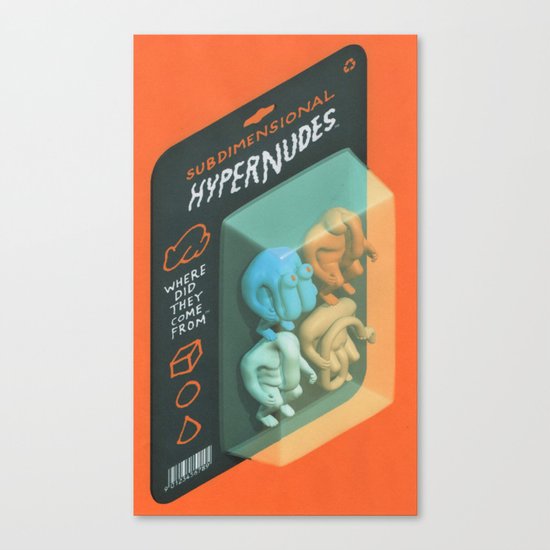 Subdimensional Hypernudes Canvas Print