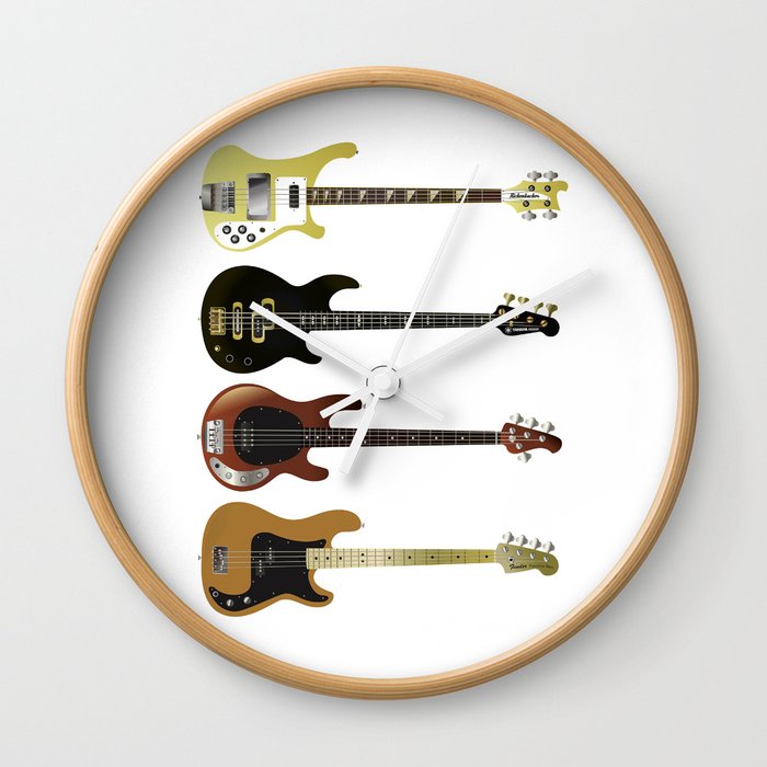 Totally Bass Wall Clock
