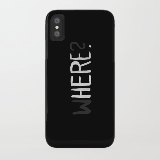 Here. iPhone Case