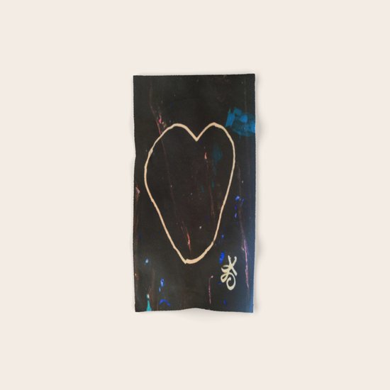 Heart Valentine. Be Mine. Literally. Hand & Bath Towel