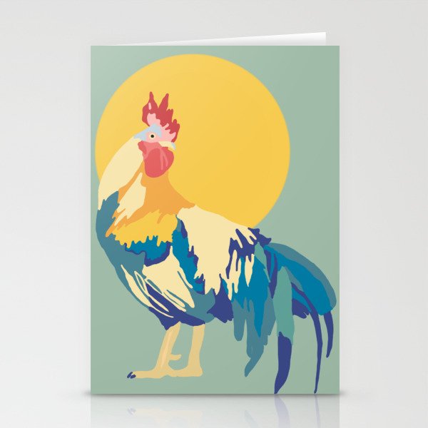 Rooster Rising Stationery Cards