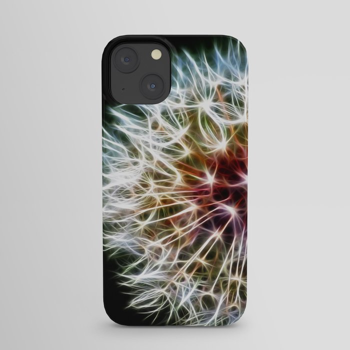 Fractal dandelion iPhone Case