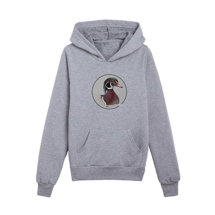 Wood Duck  Kids Pullover Hoodie