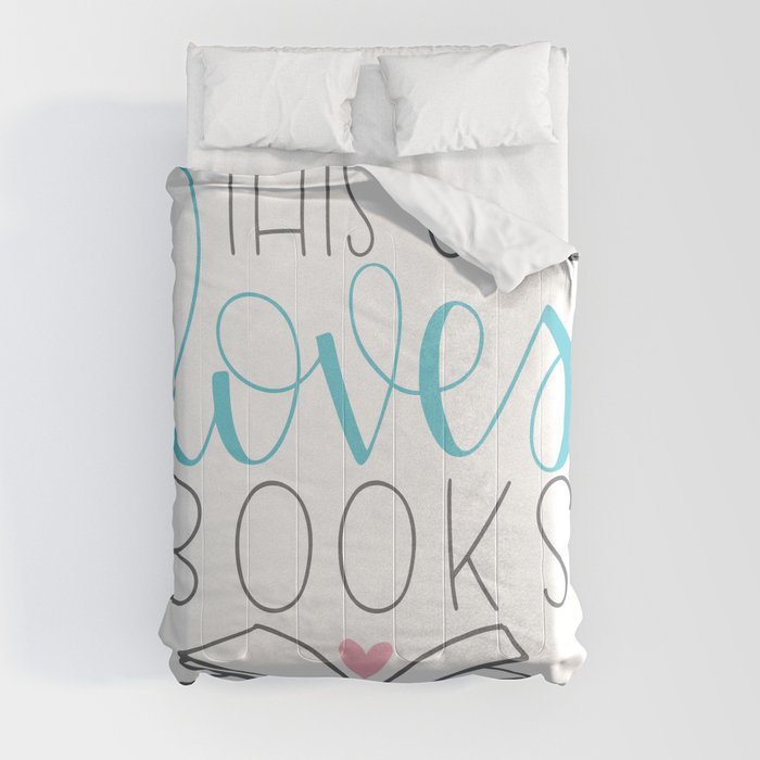 This Girl Loves Books Comforter