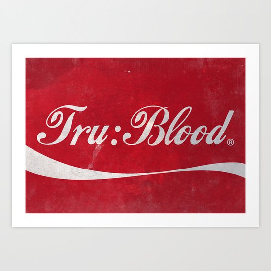 Tru:Blood Art Print