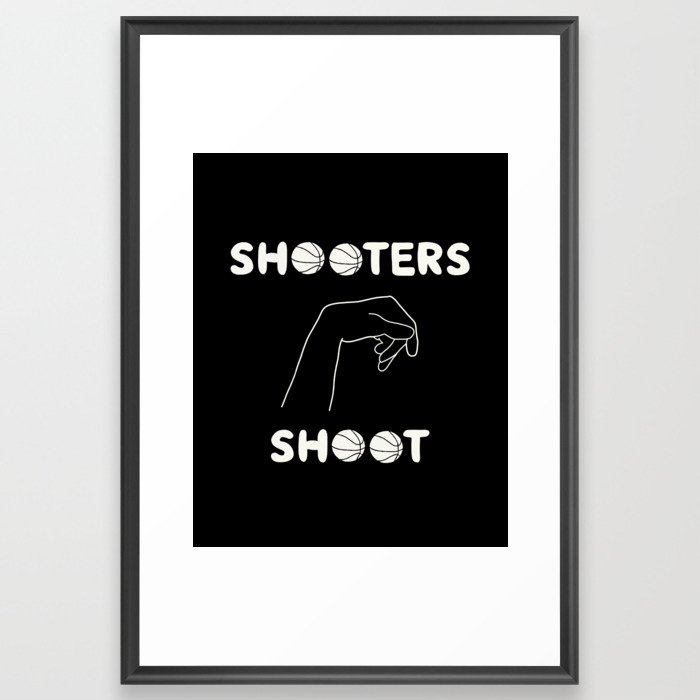 Shooters Shoot Framed Art Print