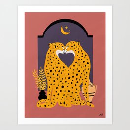 I would never Cheetah on you Art Print