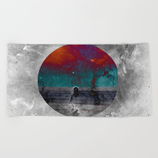 Rare moon Beach Towel
