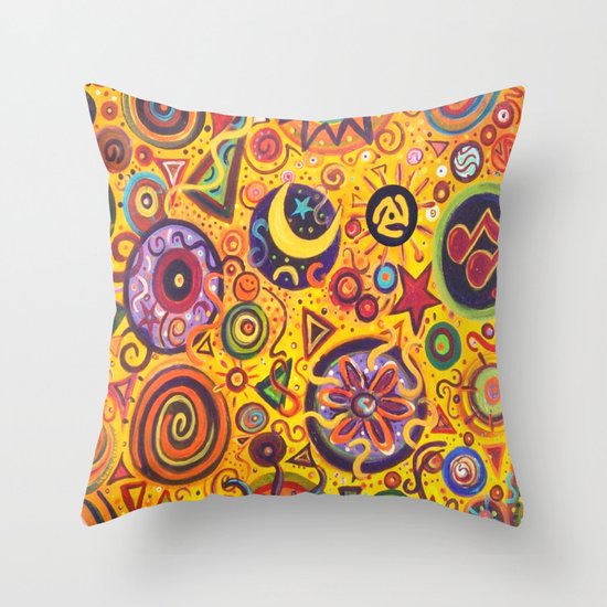 Fiesta Throw Pillow