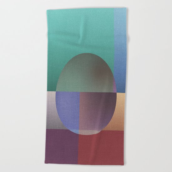 NO WAY OUT (abstract) Beach Towel