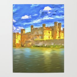 Castle Pop Art Poster
