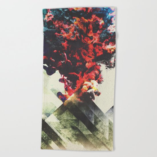 Smoky mountains Beach Towel